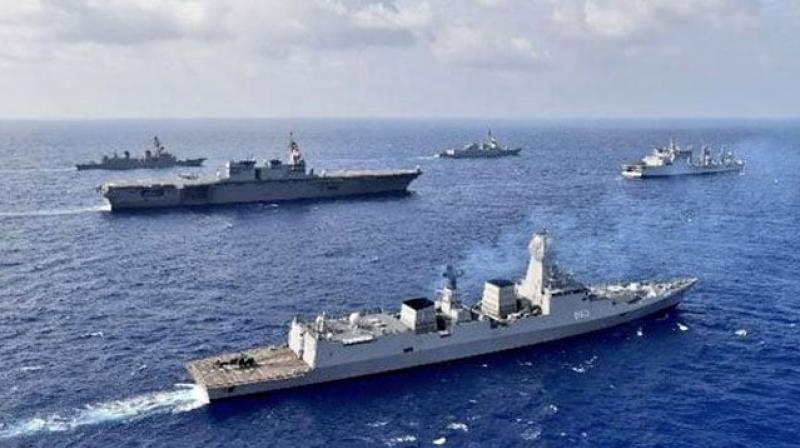 Indian Navy tracks 7 Chinese warships in Indian Ocean region