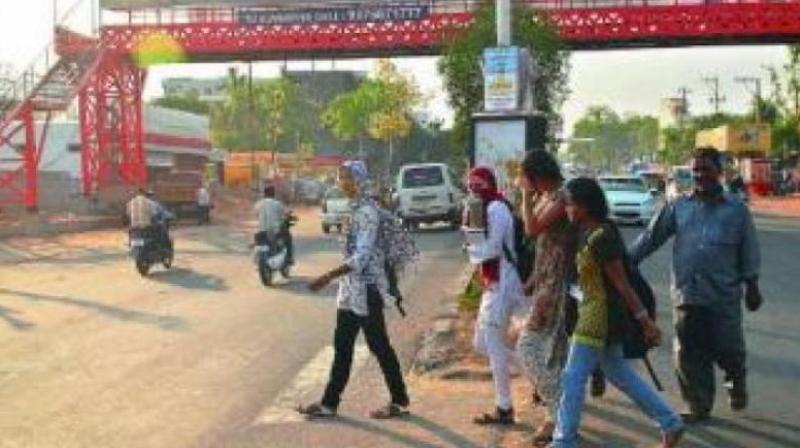 Hyderabad: IT corridor violating rights of pedestrians
