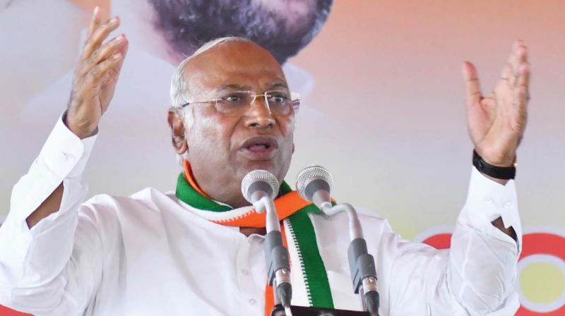 Congress leader in Lok Sabha Mallikarjun Kharge who is fighting a record 12th election this time.