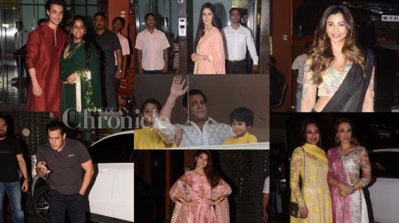 Salman Khan and his ladies Katrina, Jacqueline, Iulia celebrate Eid