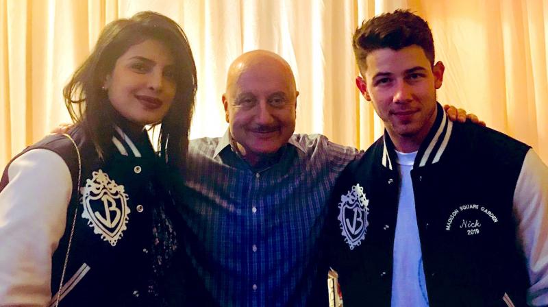 Here\s Anupam Kher proving that Priyanka Chopra-Nick Jonas is a much-in-love couple!