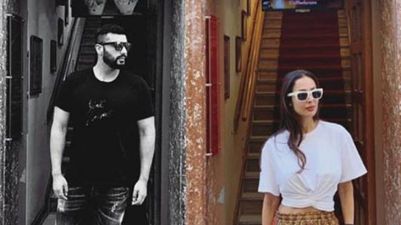 Arjun Kapoor takes a cue from SRK song to woo ladylove Malaika Arora, see photo