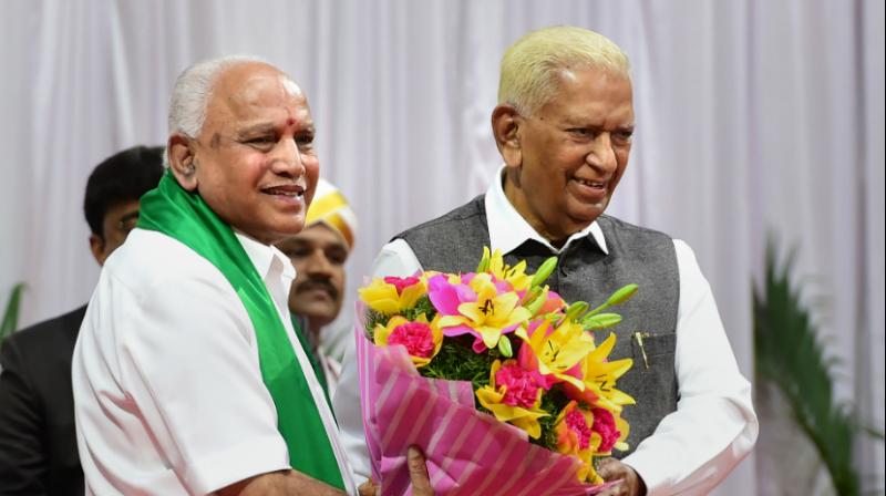 BS Yediyurappa takes oath as K\taka CM for 4th time, trust vote on July 29