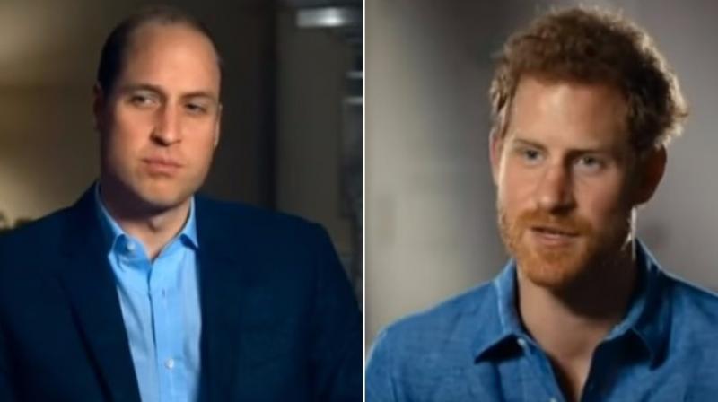 Prince William and Prince Harry. (Photo: Youtube screengrab)