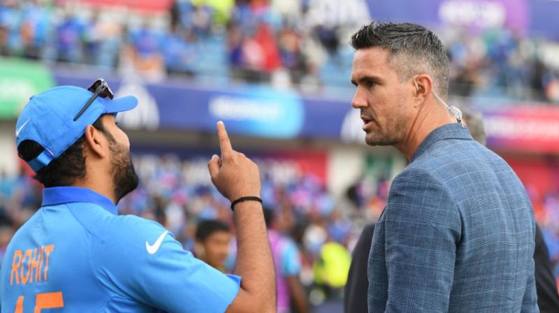 ICC posts photo of Kevin Pietersen and Rohit Sharma, netizens react to it funnily