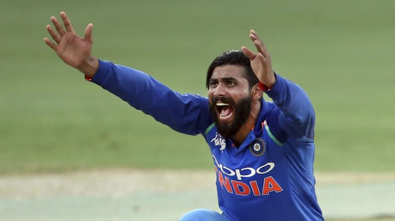 With less than a year left for the 2019 World Cup, Ravindra Jadeja, with very impressive figures of 4/29 versus Bangladesh in the Asia Cup 2018, might have sent a timely reminder to the selectors about his prowess, but he said he was not thinking that far ahead. (Photo: AP)