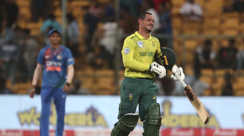 Hard work paid off, says Quinton de Kock after defeating India