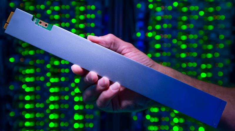 The Intel SSD DC P4500, is about the size of an old-fashioned 12-inch ruler and can store 32 terabytes.