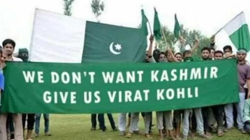 \We don\t want Kashmir, give us Virat Kohli\: Altered image goes viral on Twitter