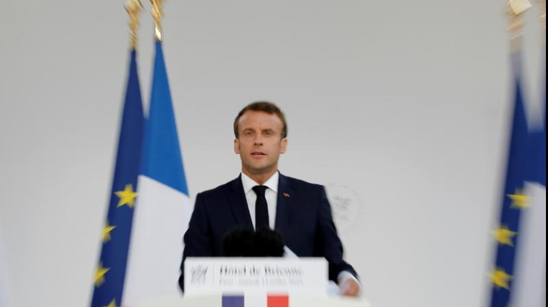 France\s Macron announces creation of a space force command