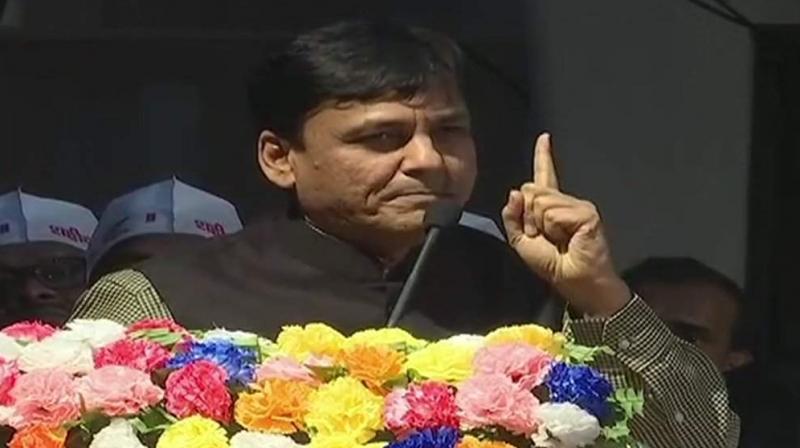 An FIR was lodged against Nityanand Rai for violating the model code of conduct by allegedly making provocative speech during campaigning for Araria Lok Sabha bypolls. (Photo: ANI/File)