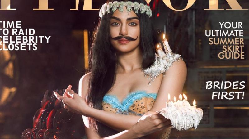 Mohit Kathuria brings Adah Sharma in female Ranveer Singh avatar for his magazine!