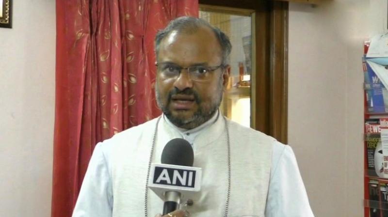 Jalandhar Bishop Franco Mulakkal has assured of his cooperation in the investigation of the case. (Photo: Twitter | ANI)