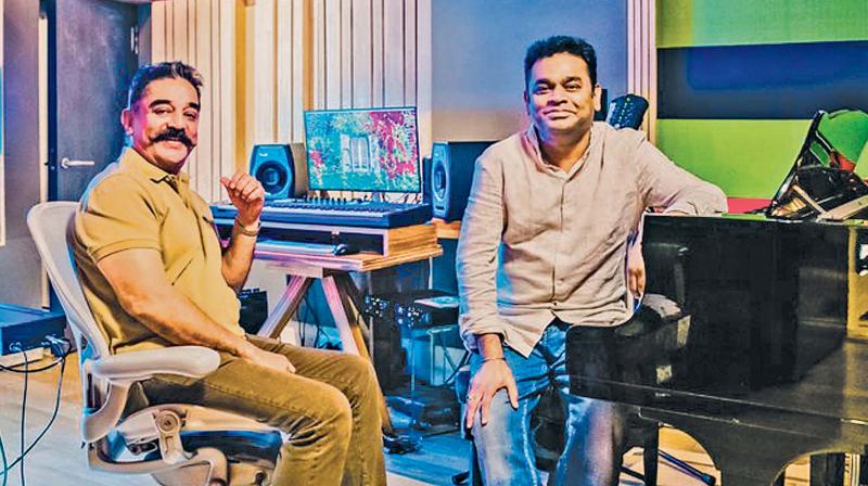 Kamal collaborates with AR Rahman for Thalaivan Irukkindraan