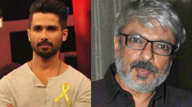 Shahid Kapoor is working with Sanjay Leela Bhansali for the first time.