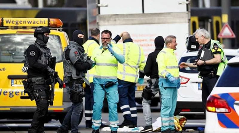 Dutch tram shooting: 3 dead in \possible terror attack\, suspect on run
