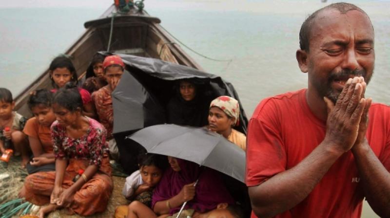 About 150,000-200,000 Rohingya refugees in Bangladeshs Coxs Bazar are at risk from flooding and landslides during the monsoon season. (Photo: AP)
