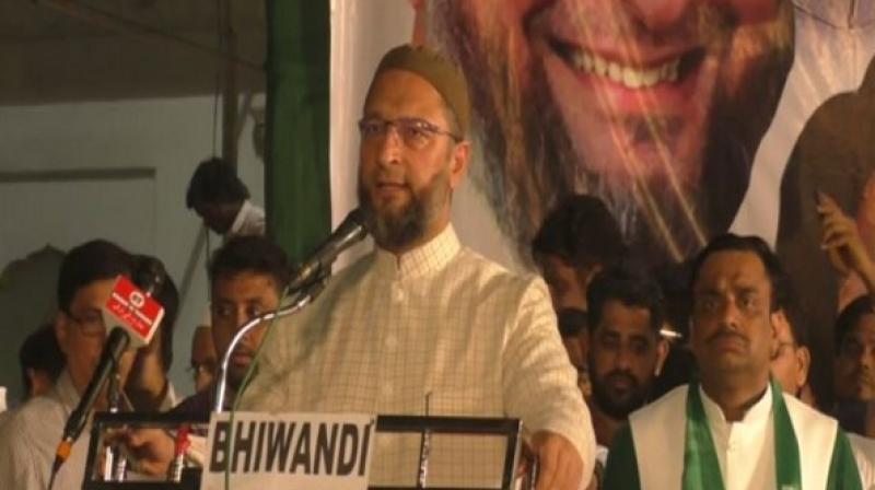 The AIMIM leader, however, also slammed RSS chief Mohan Bhagwat at the same rally, by stating that India never had been a Hindu Rashtra nor will he and AIMIM let it become one. (Photo: ANI)