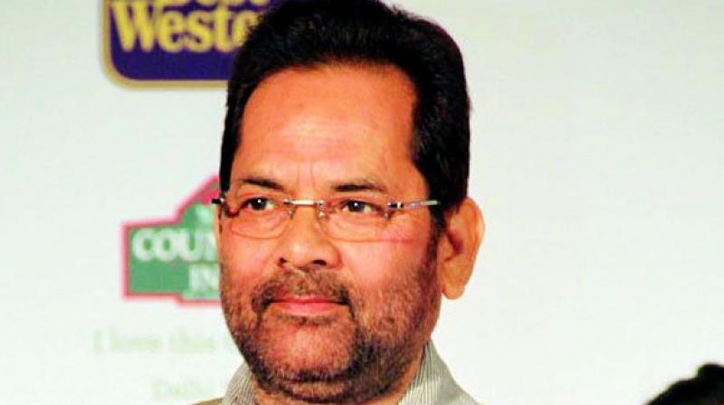 Mukhtar Abbas Naqvi to meet Guv, officials and people in Srinagar
