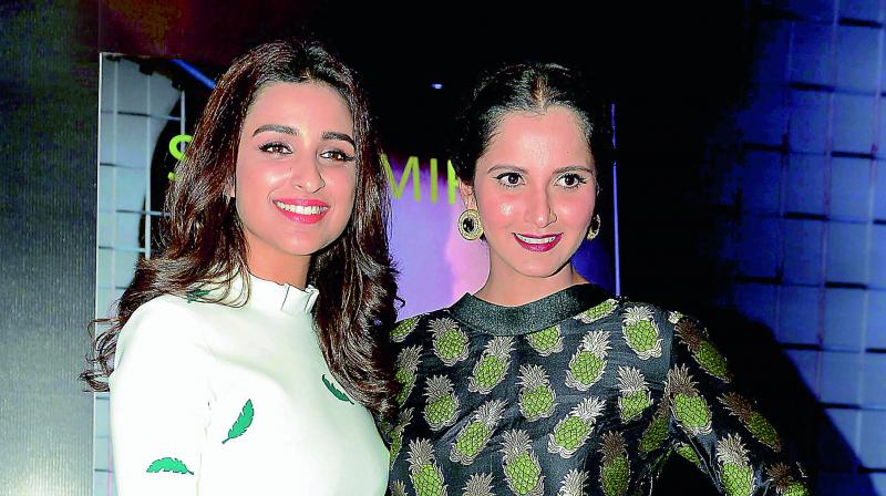 Sania Mirza and Parineeti Chopra
