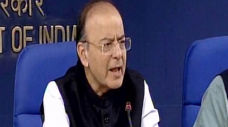 Finance Minister Arun Jaitley said the government will take additional measures to bolster economic growth. Photo: Twitter| ANI