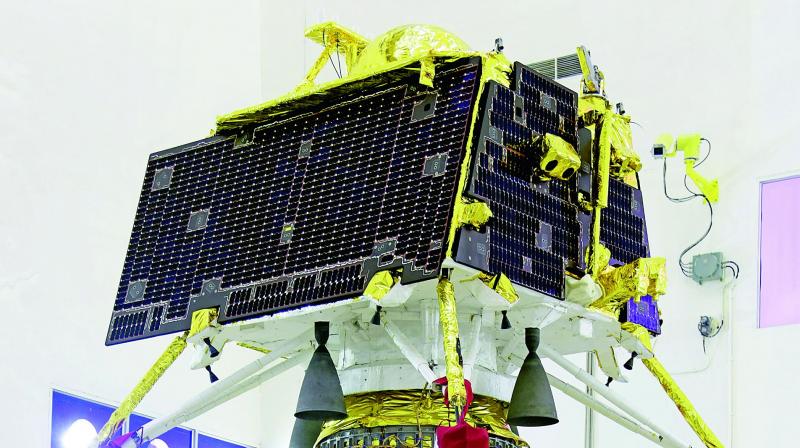 Spacecraft integrated with GSLV-Mark III-M1