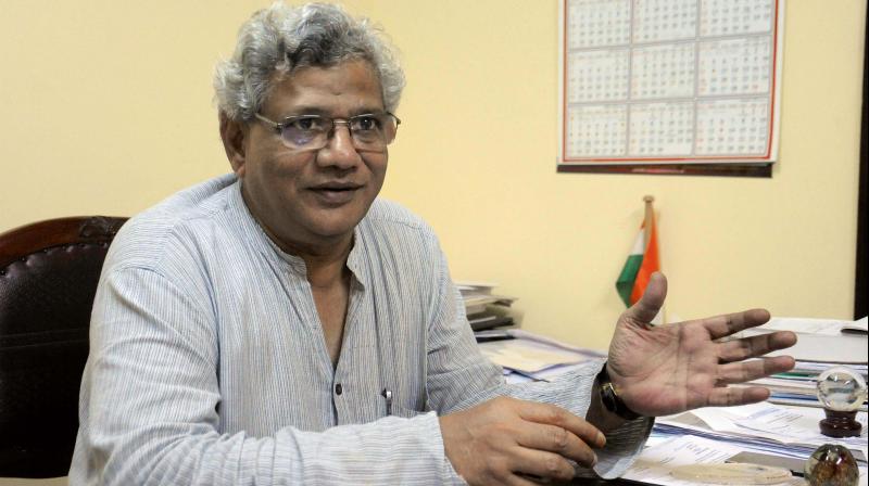 \BJP injecting posion into society, economic growth impossible\ says Yechury