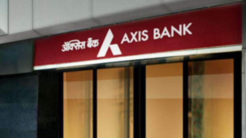 The stock od Axis bank  tanked 6.54 per cent to Rs 452.05 on BSE.