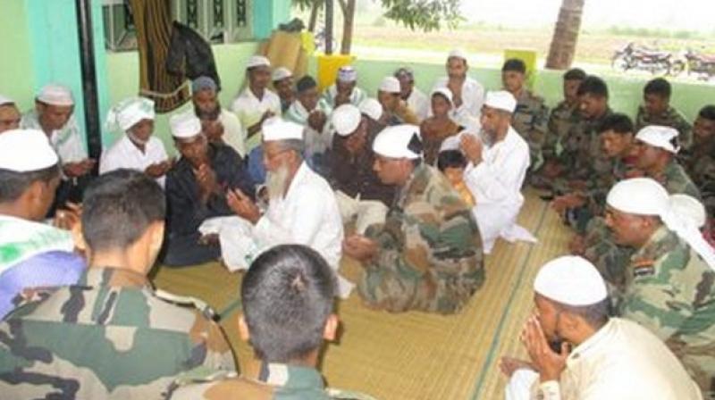 Belagavi: Locals invite Army personnel carrying out rescue work to celebrate Eid