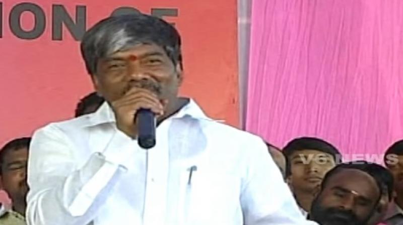 Telangana Excise and Prohibition Minister T Padma Rao Goud (Photo: YouTube)