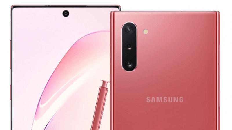 The Pink Galaxy Note 10 looks stunning