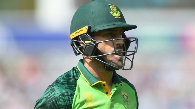 \We need to move on quickly from England loss\: Faf du Plessis