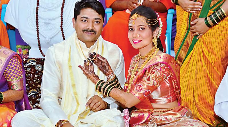 Knotty switch: Brides tie mangalsutra on grooms!