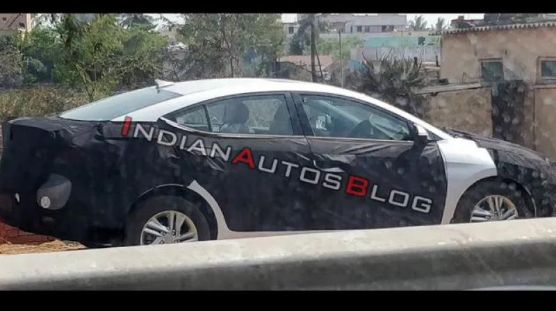 2019 Elantra facelift spied in India; likely to launch soon