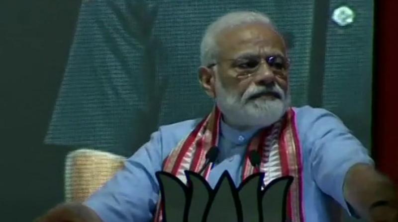 \Your chowkidar will complete leftover work\: PM Modi hits out at opposition