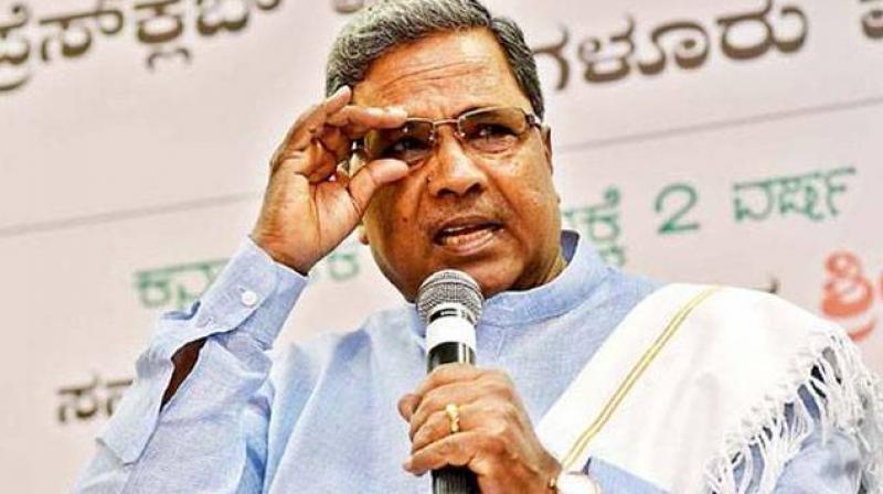 Claiming that Karnataka is the number one state in investment and innovation, and highlighting Bengaluru as a start up and innovation hub, Siddaramaiah boasted about having scripted several national firsts across key sectors through a unique model of development. (Photo: PTI/File)