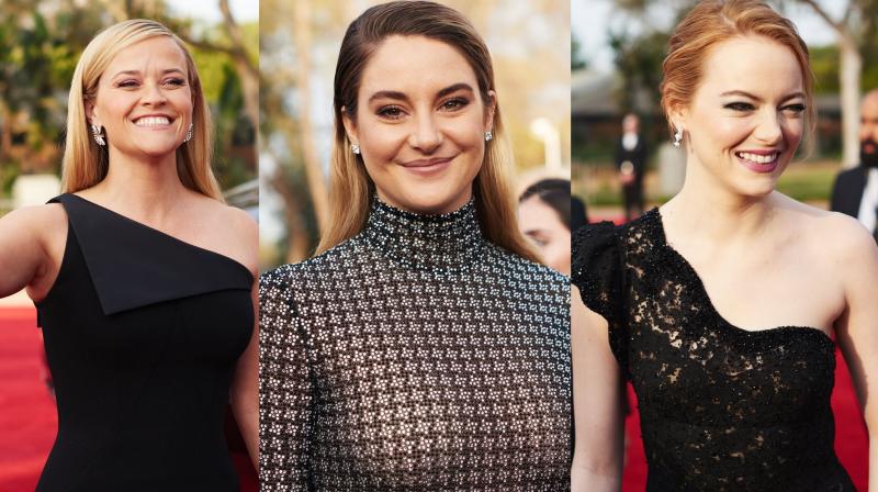 Hollywood actresses rocked in black at 75th Golden Globes red carpet