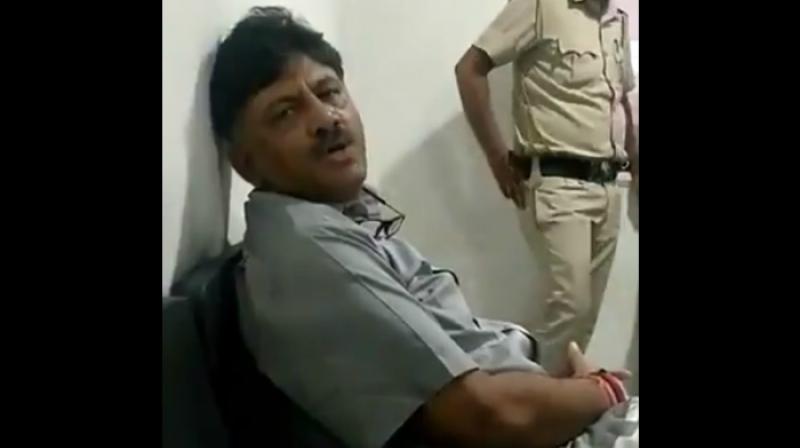 \Political vendetta stronger than law\: D K Shivakumar tweets video message