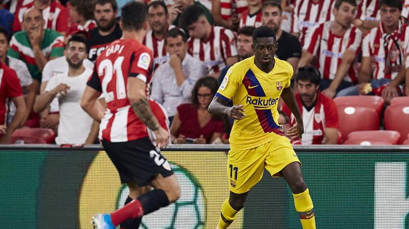 Ousmane Dembele to be out of action for 5 weeks after sustaining hamstring injury