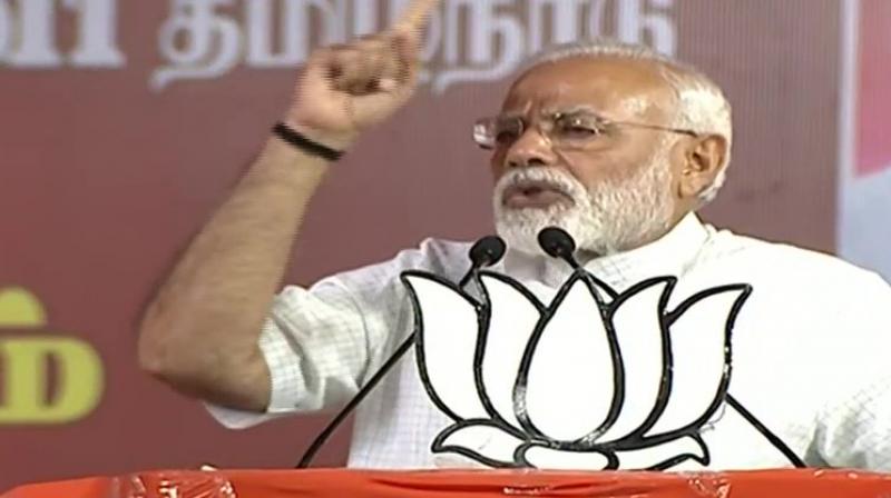 Modi targets Congress for sedition law repeal promise