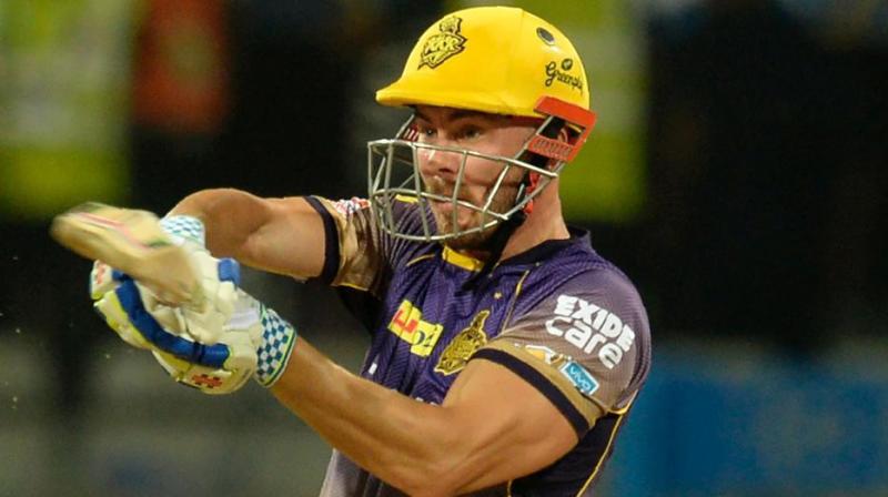 Chris Lynn injured his shoulder in the match against Mumbai Indians. (Photo: AFP)