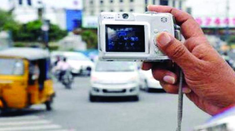 Vehicle of Hyderabadâ€™s top cops have multiple traffic violations