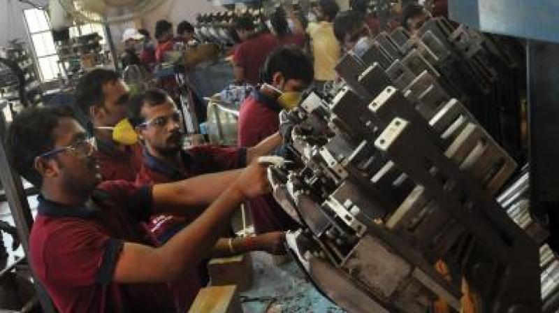 During April-December 2018-19, industrial output grew at 4.6 per cent against 3.7 per cent in the same period of the previous fiscal. (Photo: DC)
