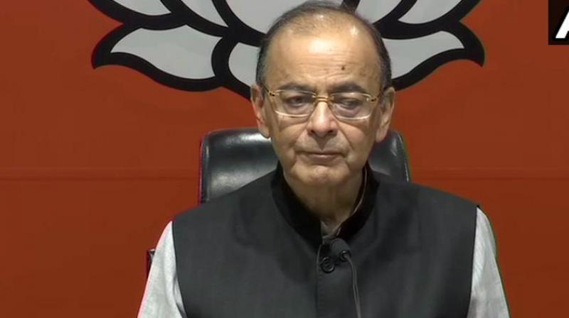 UPA made corruption cause by holding unprecedented protest: Jaitley on K\taka raids