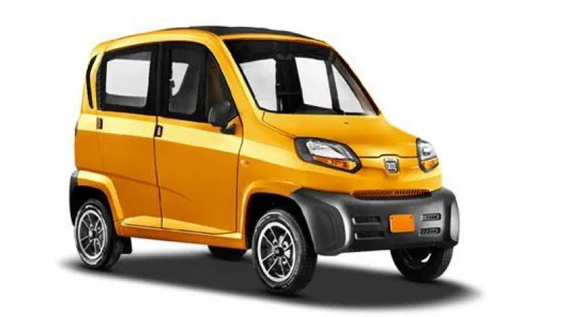 Bajaj launches quadricycle Qute in Rajasthan