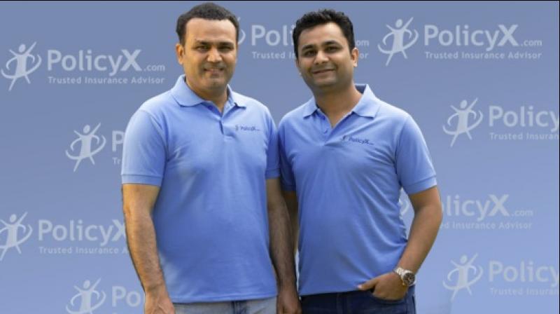 PolicyX.com introduces cricketer Virender Sehwag as its brand ambassador