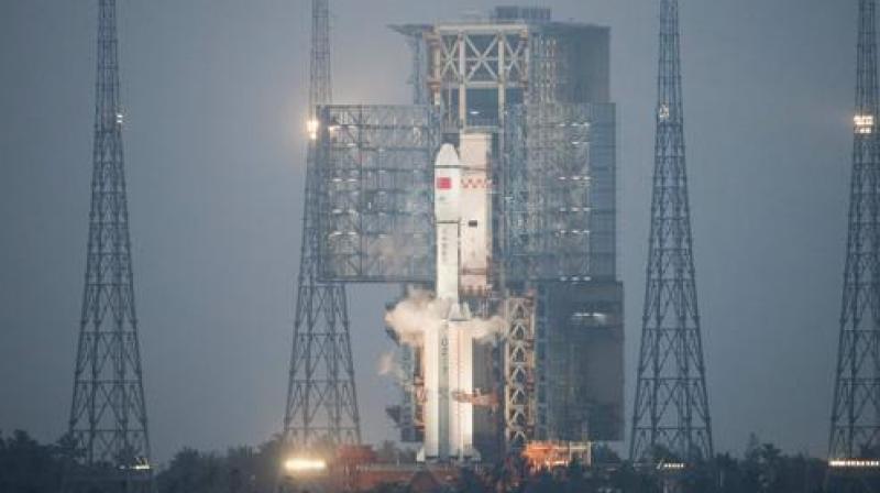 The cargo spacecraft mission provides an \important technological basis\ to build a Chinese space station (Photo: AFP)
