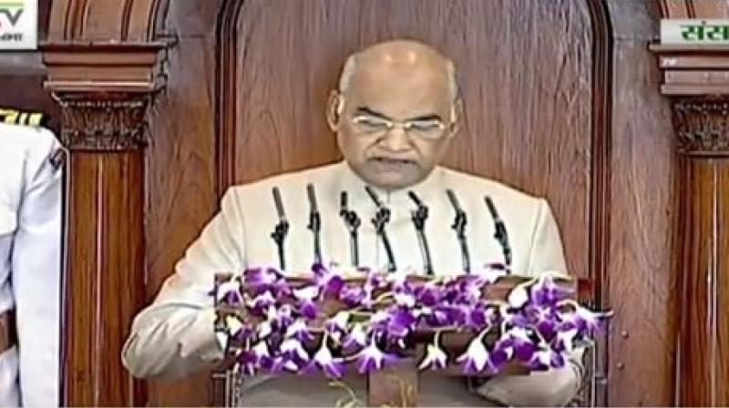 Here is the full text of President Ram Nath Kovind addresses in Parliament