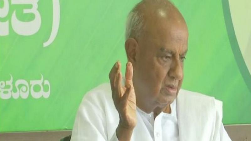 \Have asked Rahul not to resign as Congress president,\ says HD Deve Gowda