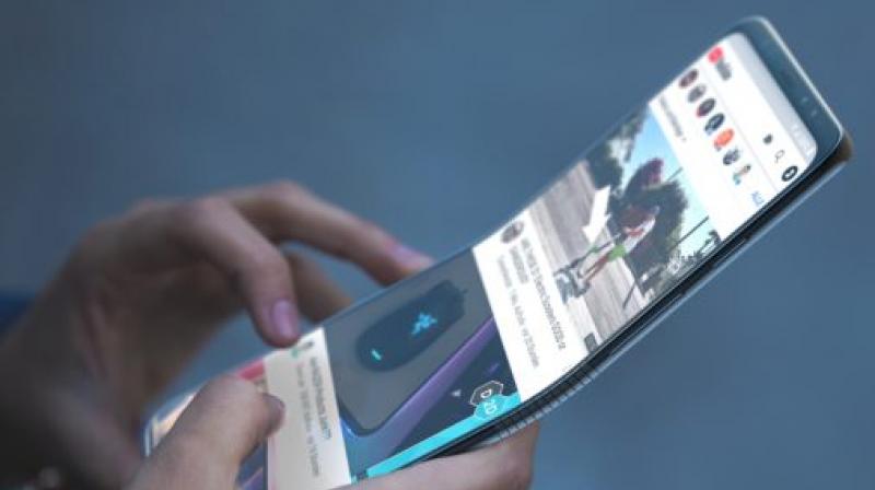 The concept renders preview the Galaxy X smartphone.